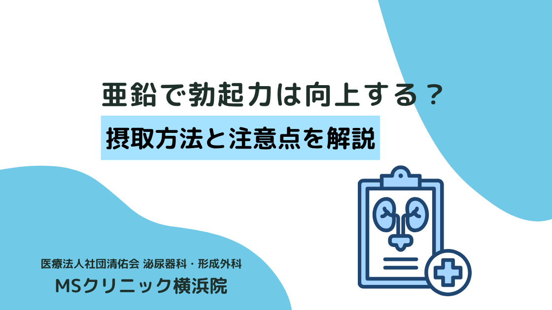 亜鉛で勃起力は向上する？効果が期待できる摂取方法と注意点を解説